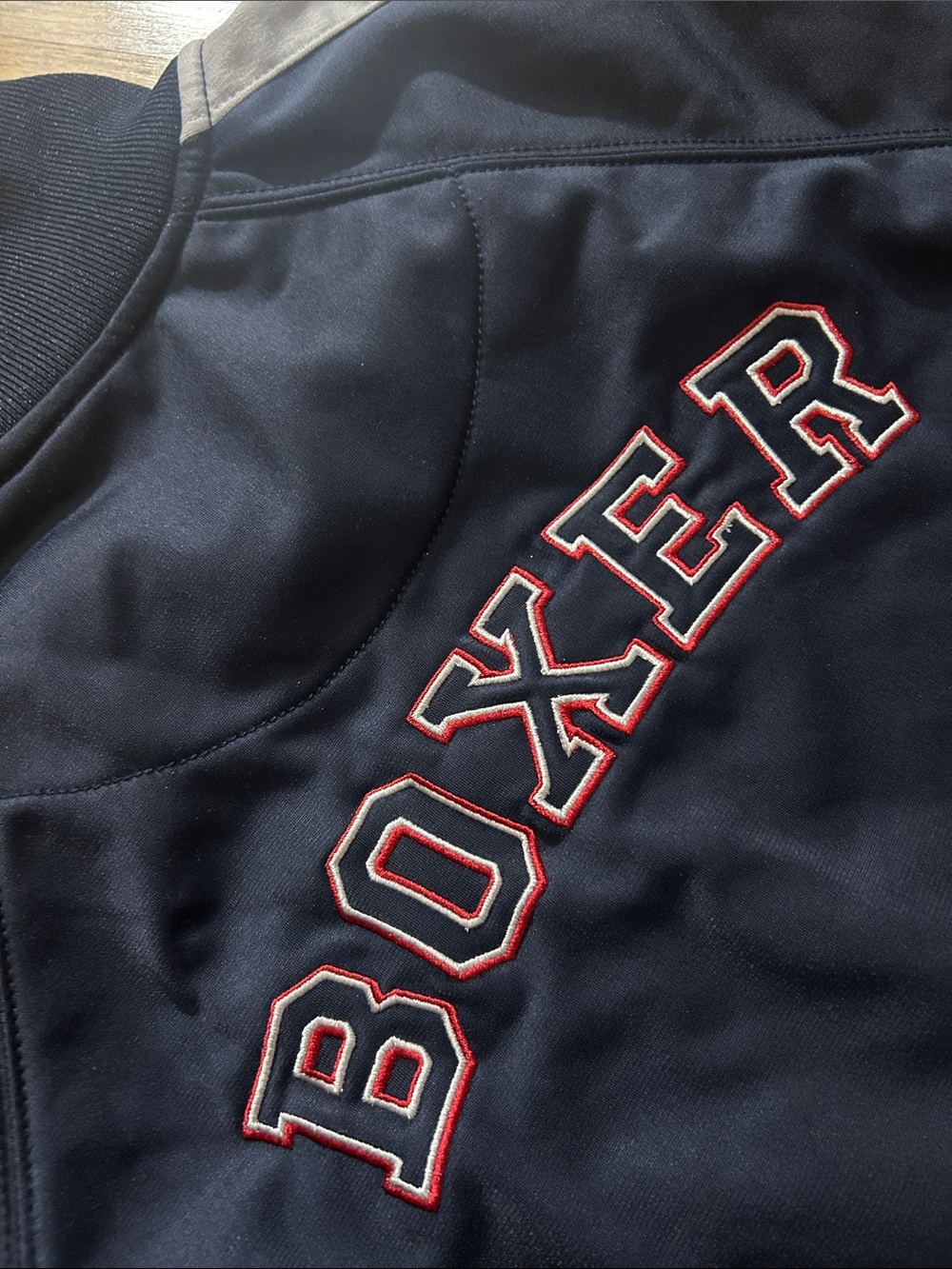Boxer Embroidered Track Jacket - Picture 2 of 9